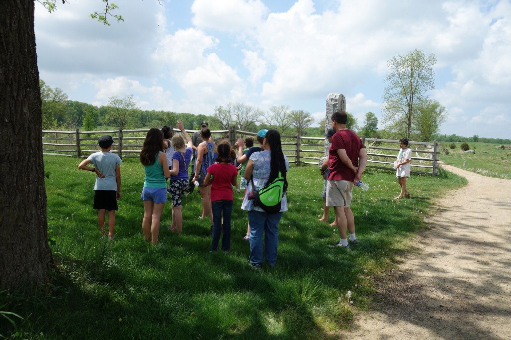 The ranger introduces us to the Slyder family and their farm